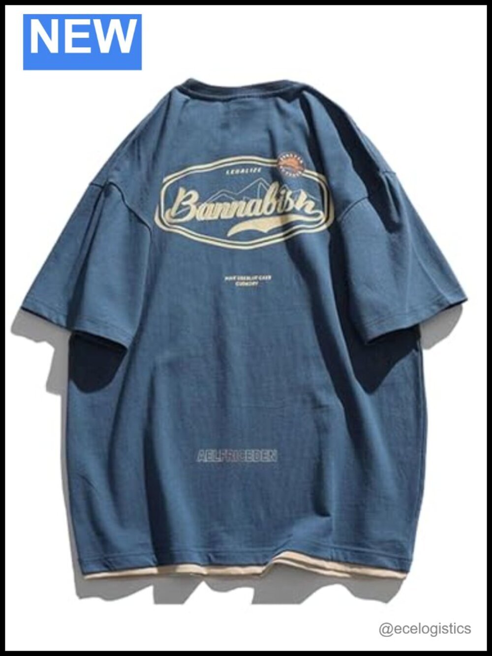 Oversized Graphic Tee Streetwear Cotton Crew Neck Short Sleeve T-Shirt